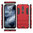 Slim Armour Tough Shockproof Case & Stand for Nokia 6.1 Plus - Red